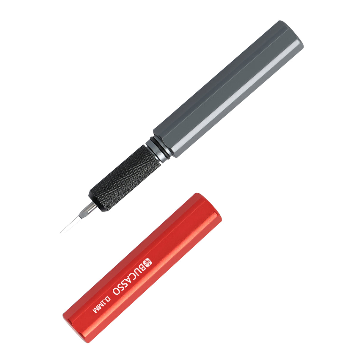 Model Scriber, Line Scriber with Tungsten Steel Blades, Model Scribing Tool for Modeling Hobby, RG Scale Model, Gundam Model Kit, Plastic Models, Resin GK Carved Engraved Lines (0.1MM)