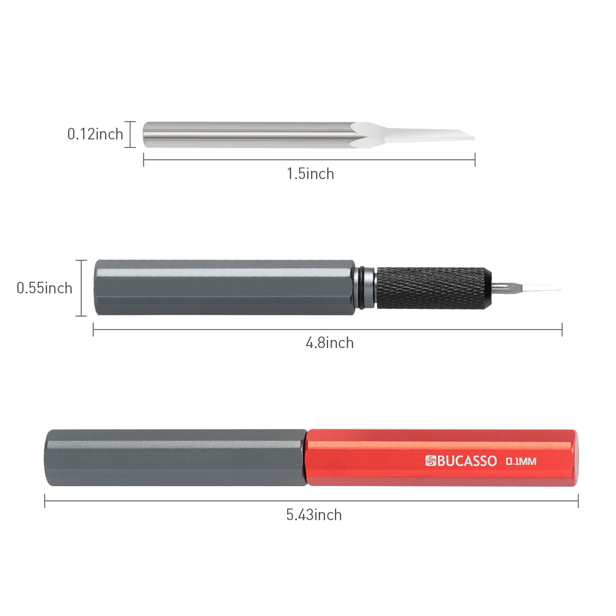 Model Scriber, Line Scriber with Tungsten Steel Blades, Model Scribing Tool for Modeling Hobby, RG Scale Model, Gundam Model Kit, Plastic Models, Resin GK Carved Engraved Lines (0.1MM)