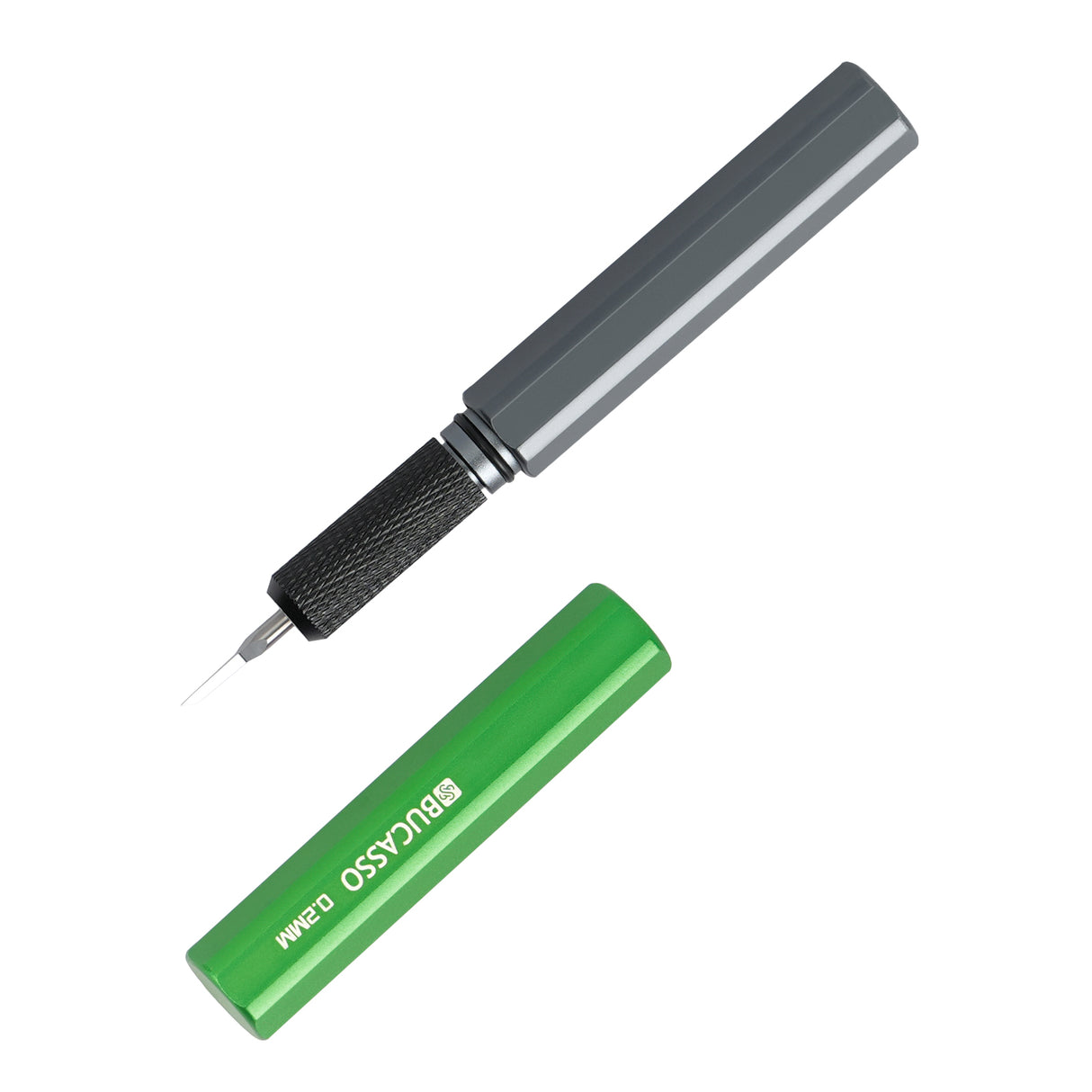 Model Scriber, Line Scriber with Tungsten Steel Blades, Model Scribing Tool for Modeling Hobby, RG Scale Model, Gundam Model Kit, Plastic Models, Resin GK Carved Engraved Lines (0.2MM)