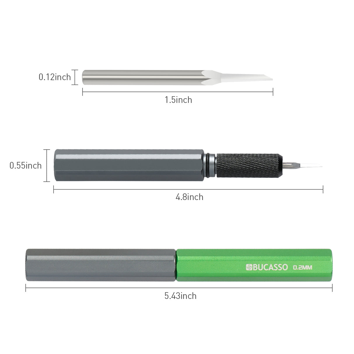 Model Scriber, Line Scriber with Tungsten Steel Blades, Model Scribing Tool for Modeling Hobby, RG Scale Model, Gundam Model Kit, Plastic Models, Resin GK Carved Engraved Lines (0.2MM)