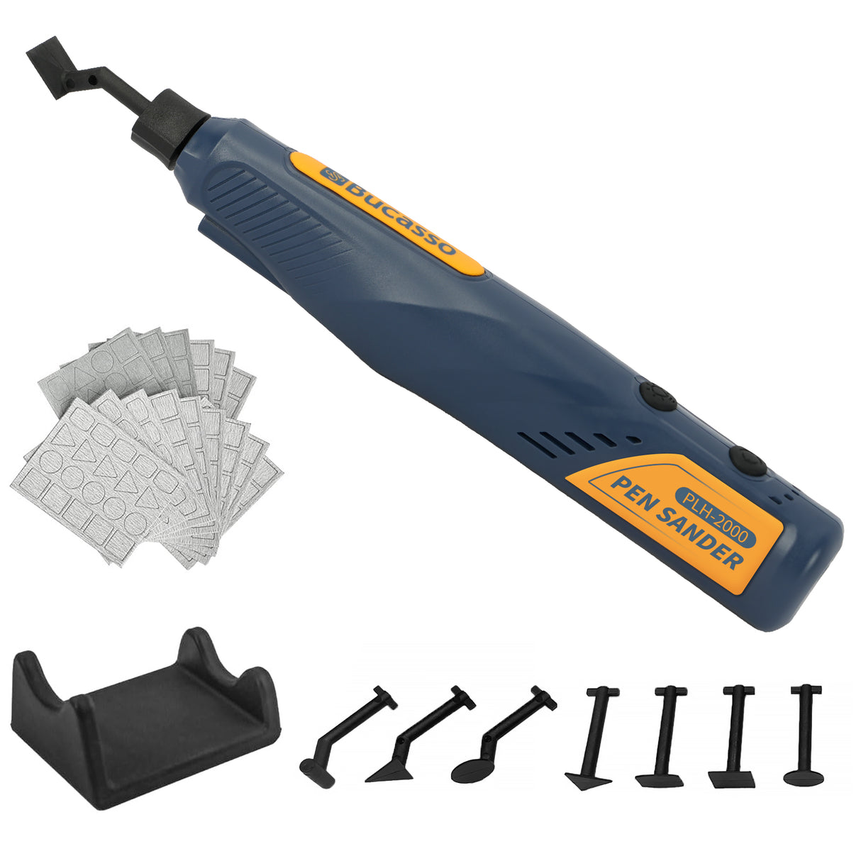 Cordless Pen Sander, 5-Speed and USB Charging with LED Light, Multi-Purpose Power Tool, Mini Power Sander for Sanding, Polishing, Finishing, DIY Crafts