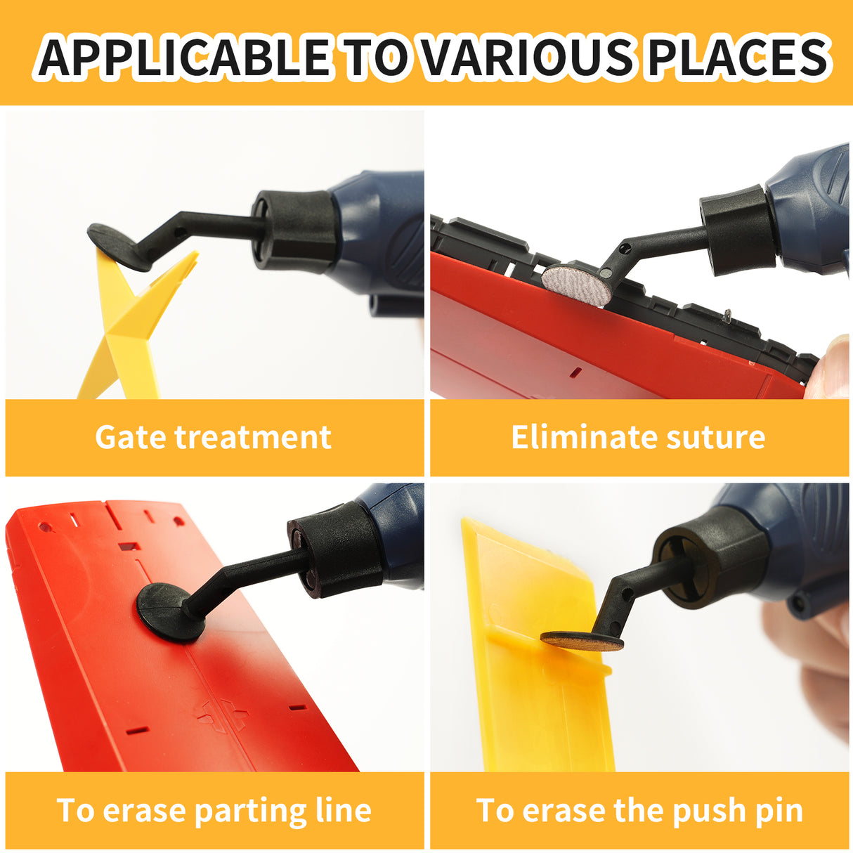 Cordless Pen Sander, 5-Speed and USB Charging with LED Light, Multi-Purpose Power Tool, Mini Power Sander for Sanding, Polishing, Finishing, DIY Crafts