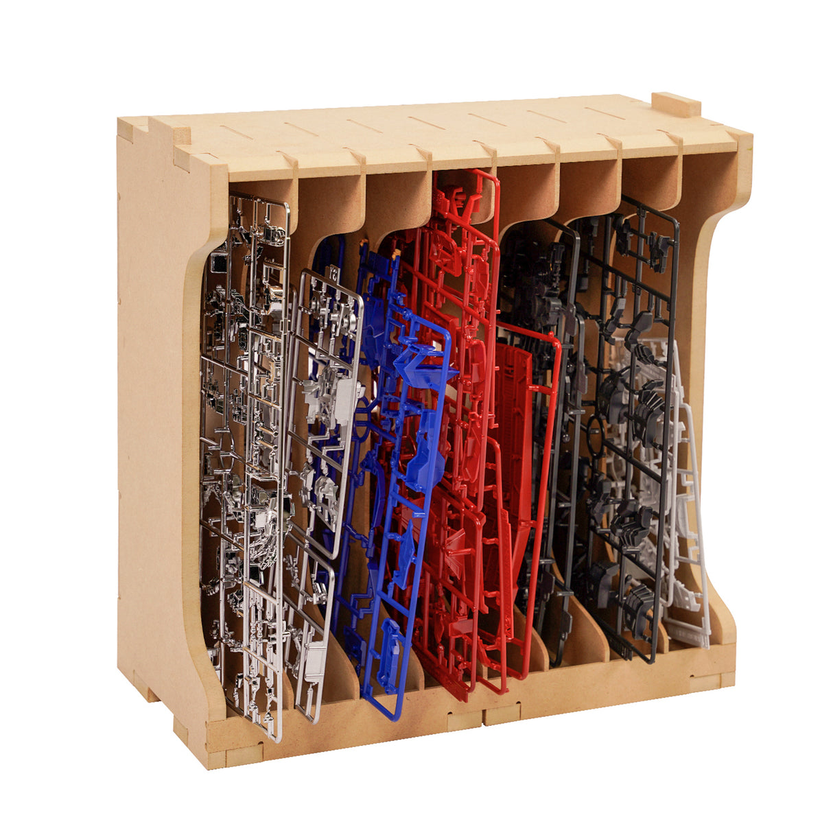 Bucasso GK7 Gundam Parts Stand, Model Stand, Placement Stand, Action Figure DIY Model Making Accessories, Wooden Pulley Stand