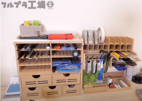 【自作】1人暮らしアパートでもガンプラ専用の模型部屋欲しい！【フルプラ工場】GK1 & GK2