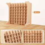 Bucasso Paint Rack Organizer with 49 Holes Suitable for 10ml TAMIYA/10ml MR HOBBY/18ml MR HOBBY, Model Tool Storage with MDF Material, Paint Rack for Miniature Paint Set - Craft Paint Holder Rack GK13