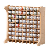 Plastic Model Tool Storage Large Capacity Paint Rack MDF Material Paint Rack Paint Rack Holds 72 Pieces Craft Paint Storage Compatible Vallejo Modular Paint Rack for Miniature Paint Set GK12