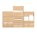 Bucasso Modell-Farbregal GK10, Modell-Aufbewahrungsregal, MDF-Material, Farbregal, spezielles Farbregal, Aufbewahrung für Bastelbedarf, Pinsel-/Werkzeughalter