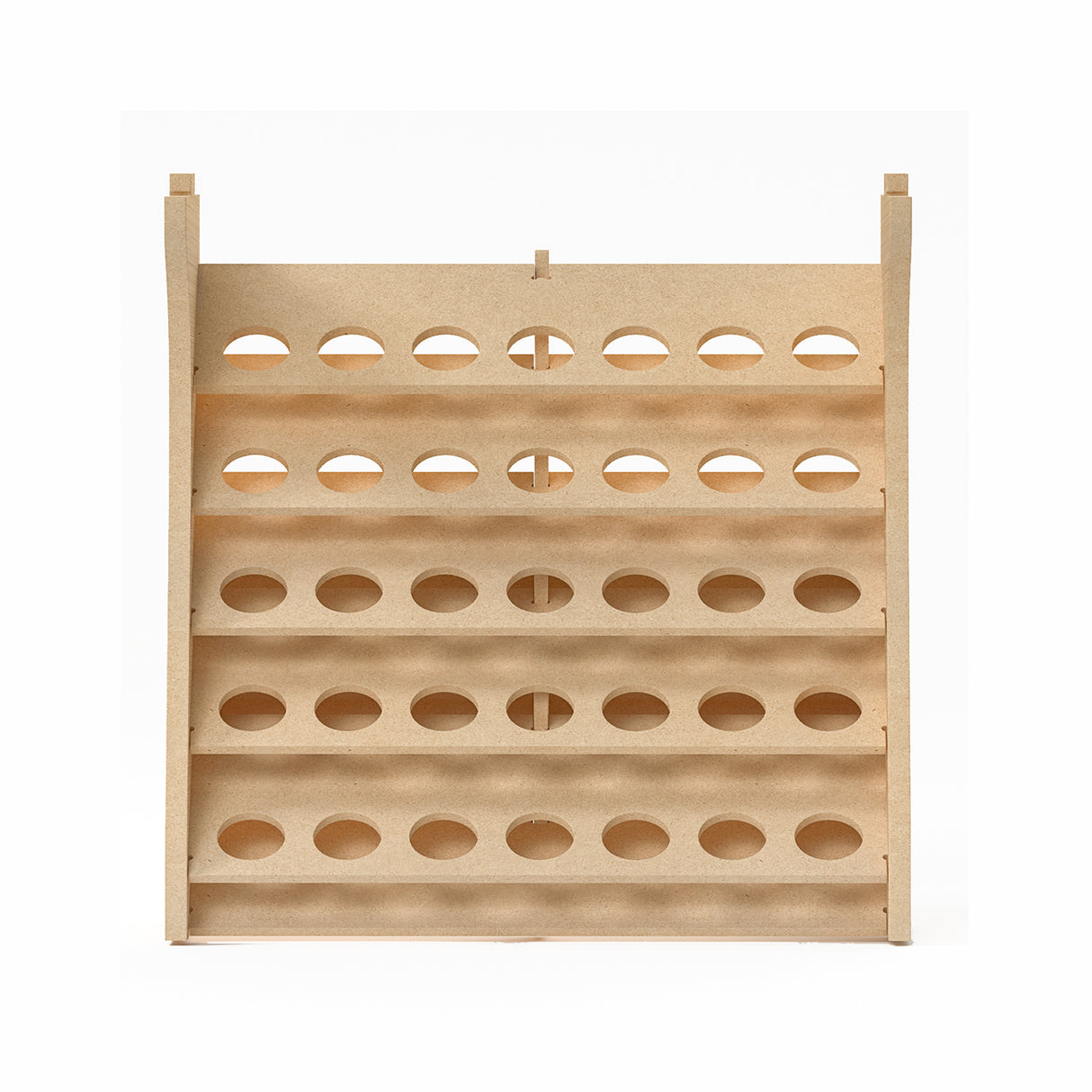 Bucasso GK11 Wooden Model Paint Organizer, Material for 35 Paint Bottles, Craft Paint Holder Suitable for Tamiya/Vallejo/Citadel