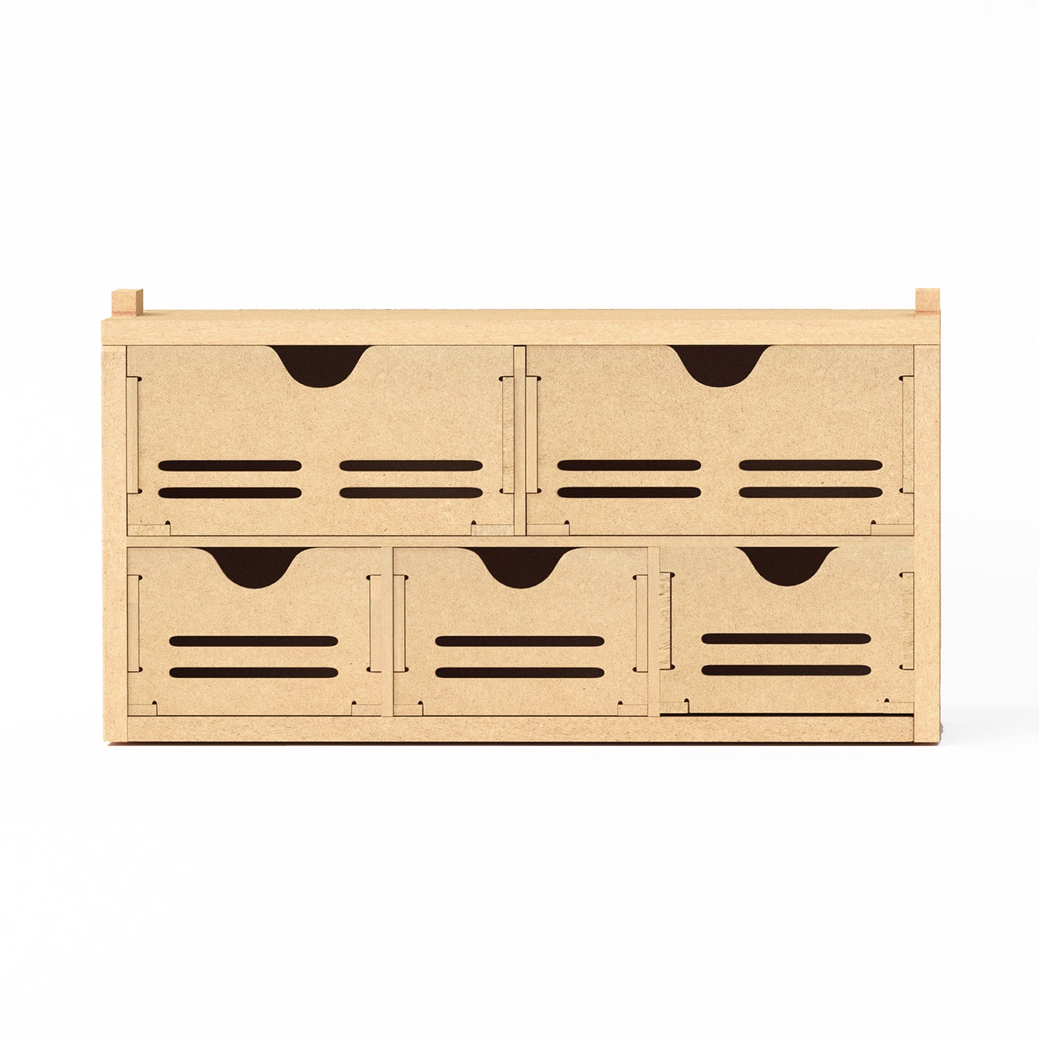 Bucasso Model Kit Organizer - MDF Tool Storage Rack With Drawers | Hobby Workstation For Gundam & Tamiya