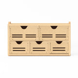 Bucasso-Modell-Farbregal, Holz-Farb-Organizer, MDF-Material, Modell-Werkzeug-Aufbewahrungsregal, Werkzeug-Aufbewahrung, Pinsel-Aufbewahrung, spezielles Farbregal, Aufbewahrung für Bastelbedarf, Pinsel-/Werkzeughalter, GK2