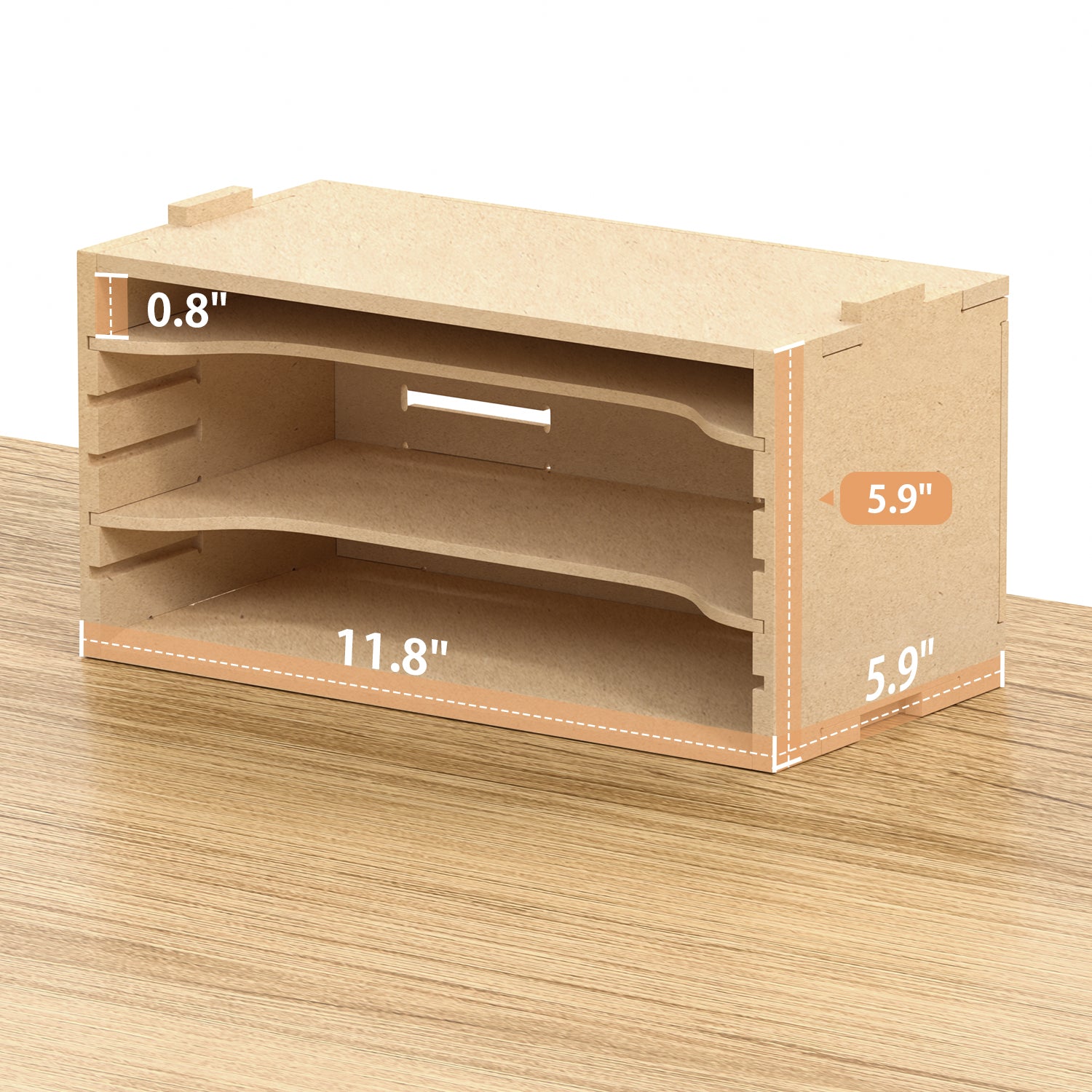 Bucasso GK5 Plastic Model Paint Rack, Model Tool Storage Rack, Wooden