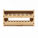 Bucasso GK8 Wooden Model Paint Rack , Paint/Craft Supplies Storage, Suitable for Tamiya/Mr.Hobby Paints and Model Tools