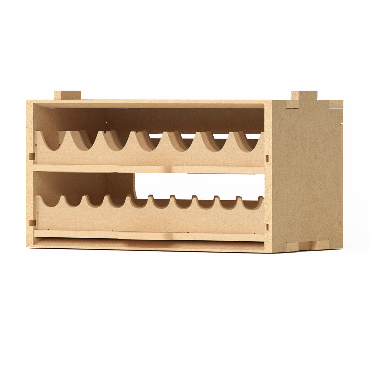 Bucasso GK11 Wooden Model Paint Organizer, Material for 35 Paint Bottles, Craft Paint Holder Suitable for Tamiya/Vallejo/Citadel