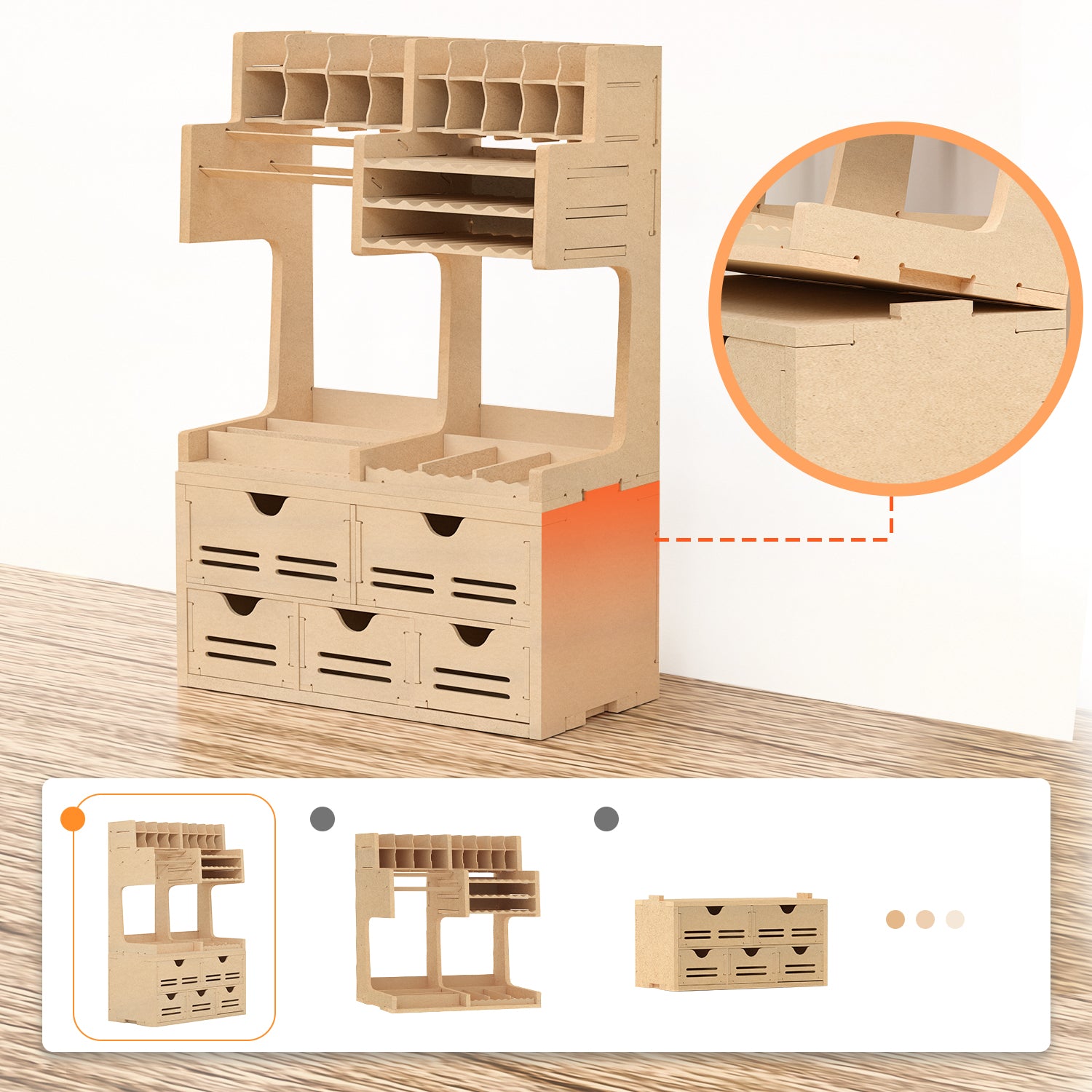 Plastic Model Paint Rack Tool Storage All-in-One Modeling Tool Storage ...