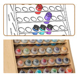 Bucasso Plastic Model Paint Rack Model Tool Organizer MDF Material Paint Rack Scissors/Tweezers/Paint Storage All-in-One Model Workbench Assembly Plastic Model Building Storage GK SY